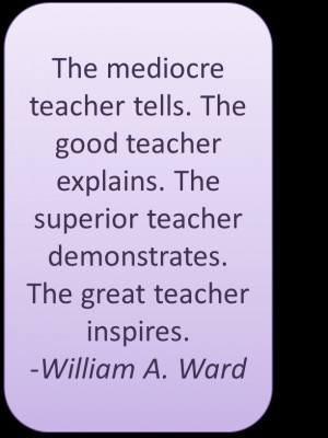 Great Teacher Quotes Inspirational. QuotesGram