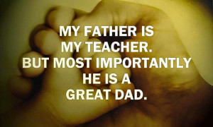 One father is more than a hundred Schoolemasters. George Herbert ...