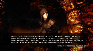 And the dark brotherhood :3-Skyrim Confessions Elder Scrolls, 3 Skyrim ...