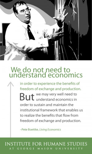 ... Study in Philosophy, Politics, and Economics at the Mercatus Center