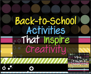 Back-to-School Activities to Inspire Creativity from http://www ...