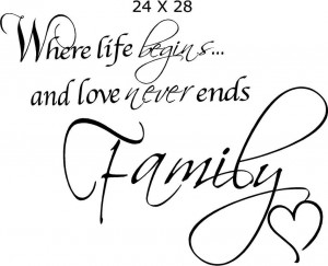 Word Quotes About Family ~ Wall Quotes,Wall Words,Family Quotes Buy ...