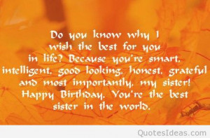 Nice happy birthday sisters quotes messages 2015 2016