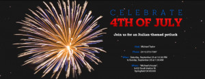Party in the USA with 4th of July Invitations from Evite