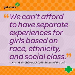 GirlScouts offers all girls the opportunity to obtain skills in an ...