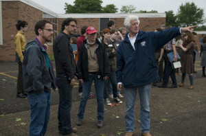Joel Coen Roger Deakins And Betsy Magruder In A Serious Man 2009