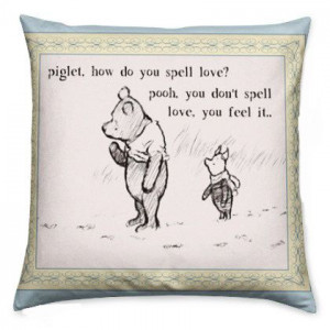 winnie the pooh quote, pillow, cushion, winnie the pooh, baby shower ...