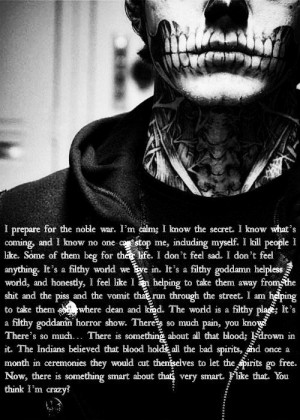 Favorite AHS quote. Tate Langdon