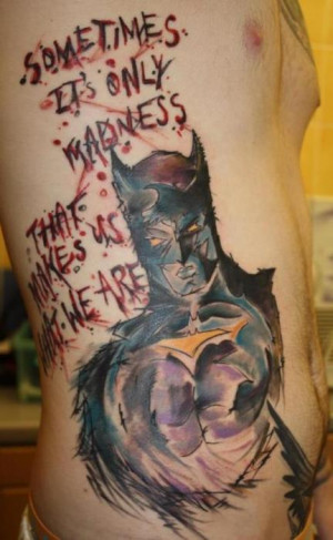awesome batman tattoo. 