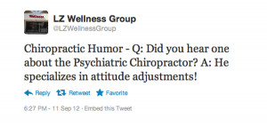 Humor > Funny Chiropractic Tweets
