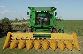 New Holland Heads On Other Combines
