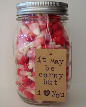 mason jar full of candy corn, what could be better?