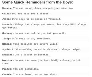 if you're sad, read this :)