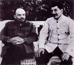 Vladimir Lenin and Joseph Stalin (early 1920s).
