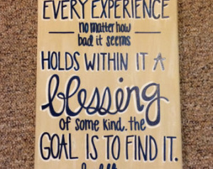 Every experience buddha canvas quote custom order