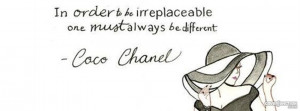Coco Chanel ” Facebook Cover by Sunčica L.