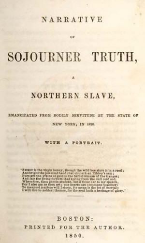 Narrative of Sojourner Truth,
