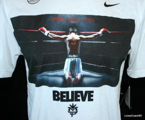 Details about Nike Manny Pacquiao QUOTE Mens T-Shirt 