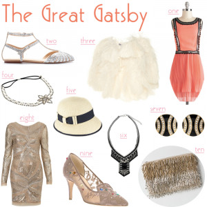 The Great Gatsby Fashion- Not exactly Disney but oh well