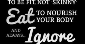 exercise to be fit not skinny fitness quotes sayings pictures 375x195