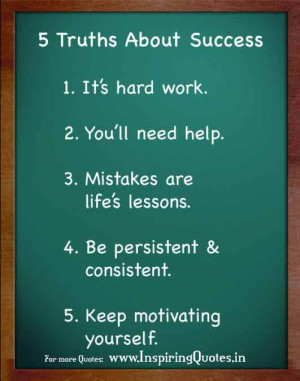 Truths about Success in Life Thoughts and Quotes Images Wallpapers