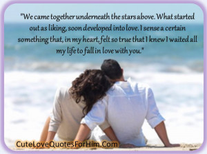 Cute Love Quotes for Him