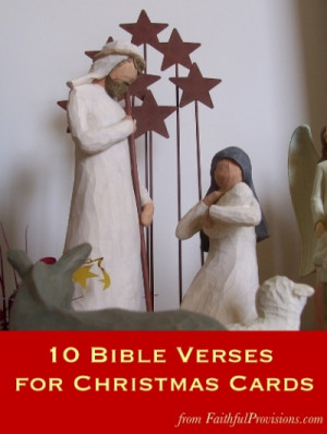 Inspirational Christmas Bible Verses