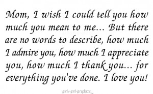Mother I Love You Quotes (1)