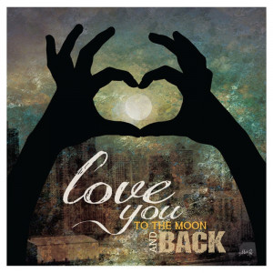 Love to the Moon & Back Wall Art