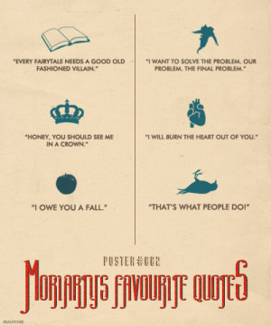 ... quotes from the main characters Sherlock, John and Moriarty. The only