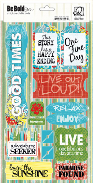 Quick Quotes - Be Bold Collection - Chipboard Die Cuts