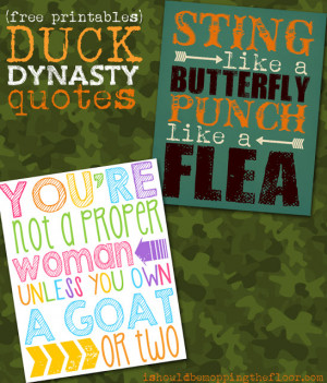 Duck Dynasty Printables #fridaysfreebie