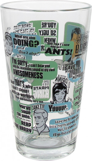 Archer Quotes Pint Glass