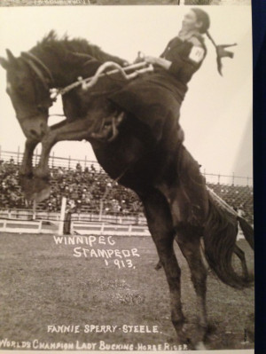 Fannie Sperry Steele, Winnipeg Stampede 1913