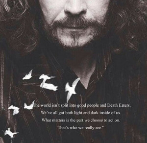... this image include: books, harry potter, quotes, read and sirius black