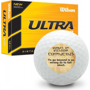 confucius quotes confucius quote 1 wilson ultra 500 novelty golf ball ...