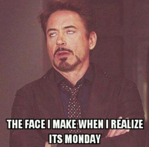 The face you make ... Haha!