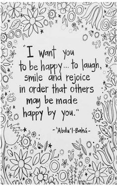 hapiness # Bahai Quotes