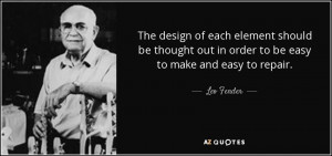QUOTES BY LEO FENDER | A-Z Quotes