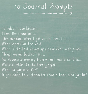 Journal Prompts Picture