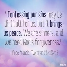 Reconciliation Pope Francis quote