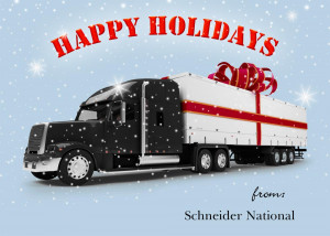 Home > Christmas Cards > Professional Occupation > Trucking > Truck ...