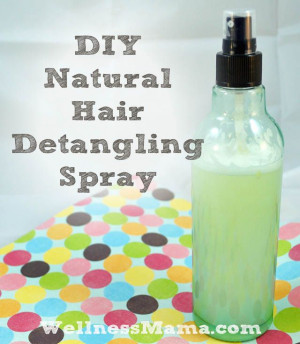 DIY Natural Hair Detangling Spray Natural Inexpensive and Easy to Make ...