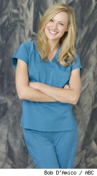 Kerry Bishe as Lucy in Scrubs
