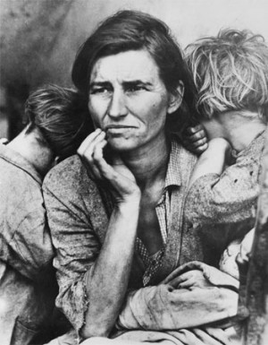 Migrant Mother” by Dorothea Lange