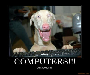 Funny High Tech Animals using computer,laptop and mobile phones