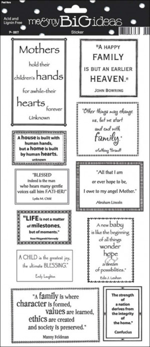 family scrapbook quotes srm preschool scrapbook stickers definition ...