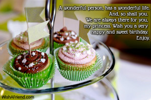 wonderful person, has a wonderful life. And, so shall you. We are ...