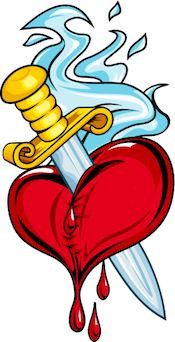 our selection of best broken heart tattoos broken heart designs