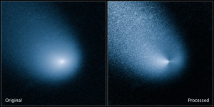 Hubble Space Telescope spots Mars-bound comet sprout multiple jets